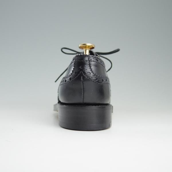 未使用★(英)グレンソン 6EF【貴重★footmaster/フットマスター】6446-01/フルブローグ/カーフ/黒/メンズ/GRENSON★e245