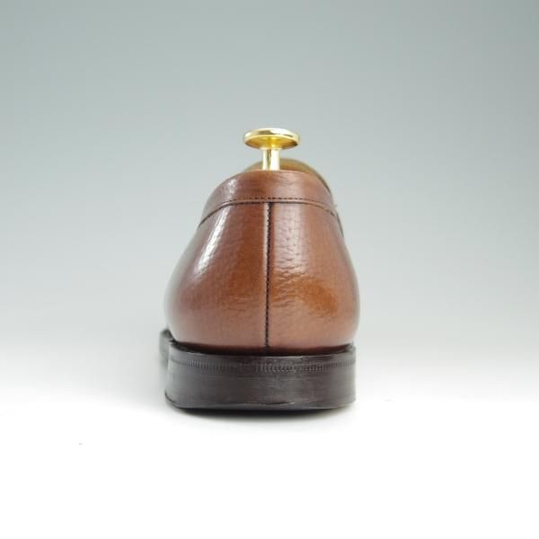 極上★チャーチ 75F/UK7.5【モデル定価￥63,720-★コインローファー/BRISTOL】106ラスト/グレインレザー/茶/メンズ/Church's★e247