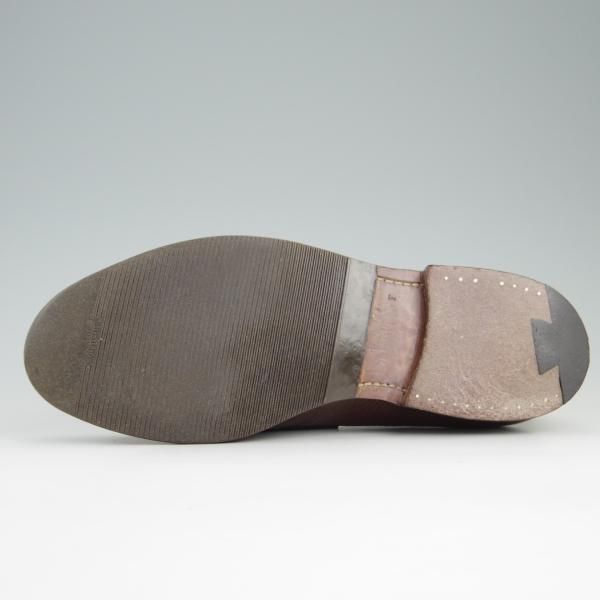 極上★チャーチ 75F/UK7.5【モデル定価￥63,720-★コインローファー/BRISTOL】106ラスト/グレインレザー/茶/メンズ/Church's★e247