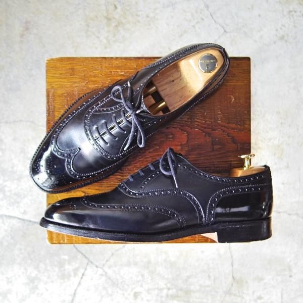 【美品】チャーチ 三都市復刻 フルブローグラスト# 84 size7 美品/希少品” Church's（チャーチ）フルブローグシューズ UK7.5