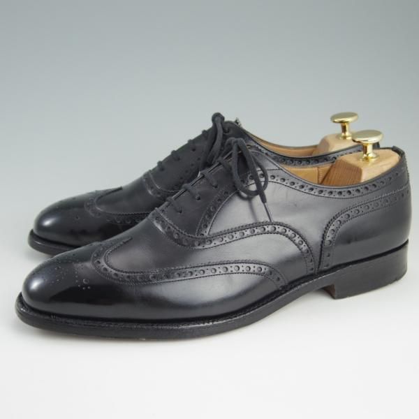 極上★チャーチ 75G/UK7.5【73ラスト仕様★フルブローグ/Wingate】4都市ロゴ/カーフ/黒/メンズ/Church's★e248