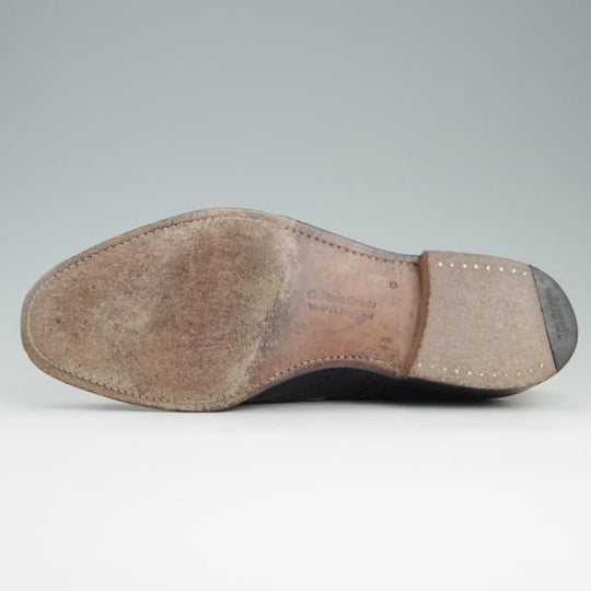 極上★チャーチ 75G/UK7.5【73ラスト仕様★フルブローグ/Wingate】4都市ロゴ/カーフ/黒/メンズ/Church's★e248