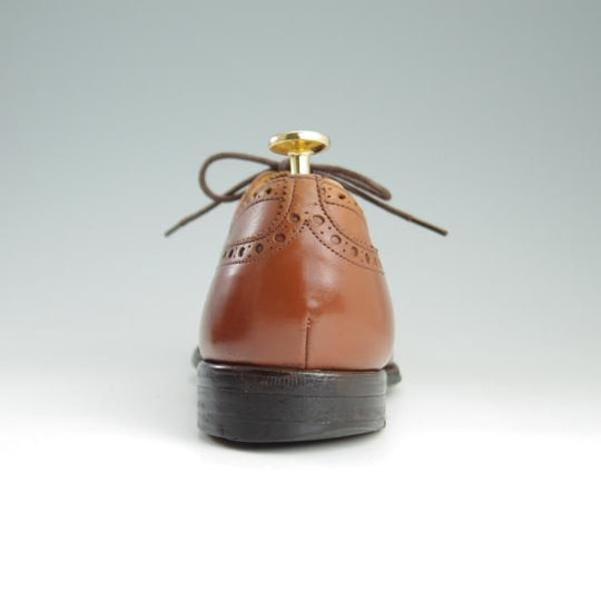 極上★チャーチ UK7程度/80D【貴重★ディプロマット/DIPLOMAT/73ラスト】セミブローグ/4都市ロゴ/カーフ/茶/メンズ/Church's★e249