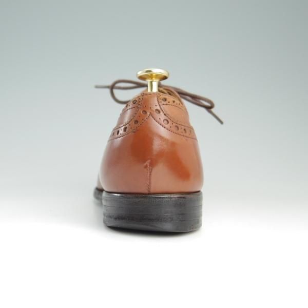 極上★チャーチ UK7程度/80D【貴重★ディプロマット/DIPLOMAT/73ラスト】セミブローグ/4都市ロゴ/カーフ/茶/メンズ/Church's★e249