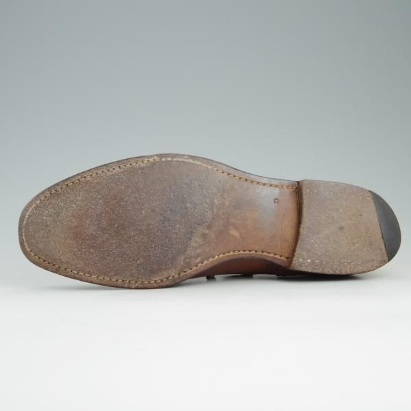 極上★チャーチ UK7程度/80D【貴重★ディプロマット/DIPLOMAT/73ラスト】セミブローグ/4都市ロゴ/カーフ/茶/メンズ/Church's★e249