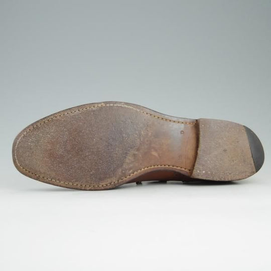 極上★チャーチ UK7程度/80D【貴重★ディプロマット/DIPLOMAT/73ラスト】セミブローグ/4都市ロゴ/カーフ/茶/メンズ/Church's★e249