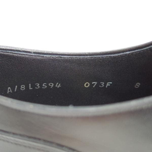 未使用★シェットランドフォックス SIZE 8【定価￥46,440-★ストレートチップ/073F SF】カーフ/黒/メンズ/Shetlandfox★e251