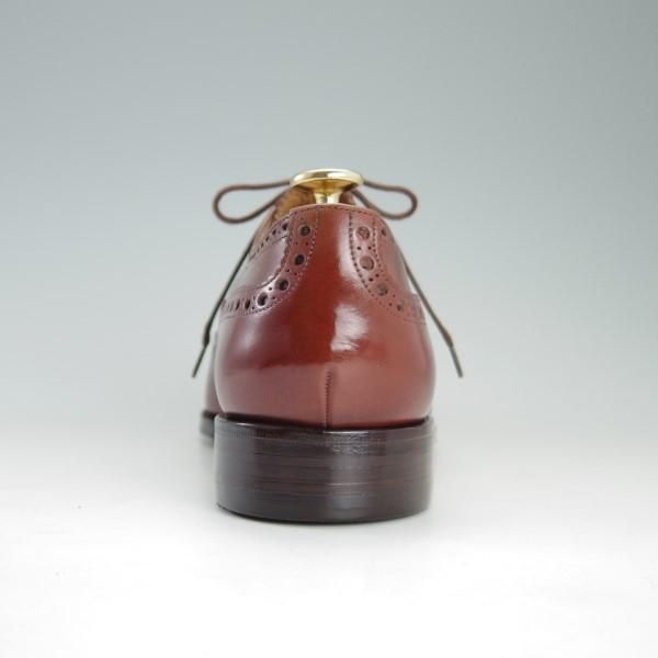 極上★(スペイン製)YANKO/ヤンコ SIZE 25【グッドイヤーウェルテッド製法★ギリーシューズ】31111/フルブローグ/赤茶/メンズ★e255