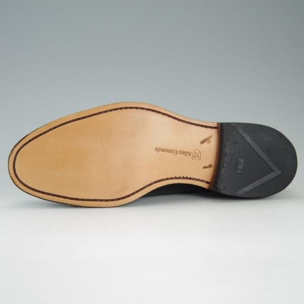 ほぼ未使用★(米)アレンエドモンズ 7.5EE【定価￥74,520-★パンチドキャップトゥ/Fifth Avenue】カーフ/黒/メンズ/ALLEN EDMONDS★e256