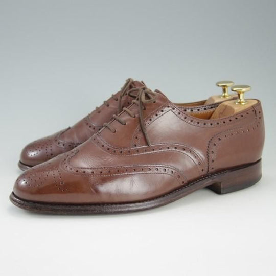 極上★(英)アルフレッド・サージェント 7.5F【★(英)GIEVES&HAWKES/ギーブス＆ホークス別注】48ラスト/フルブローグ/Alfred Sargent★e257