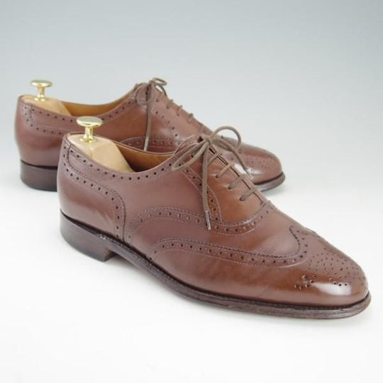 極上★(英)アルフレッド・サージェント 7.5F【★(英)GIEVES&HAWKES/ギーブス＆ホークス別注】48ラスト/フルブローグ/Alfred Sargent★e257