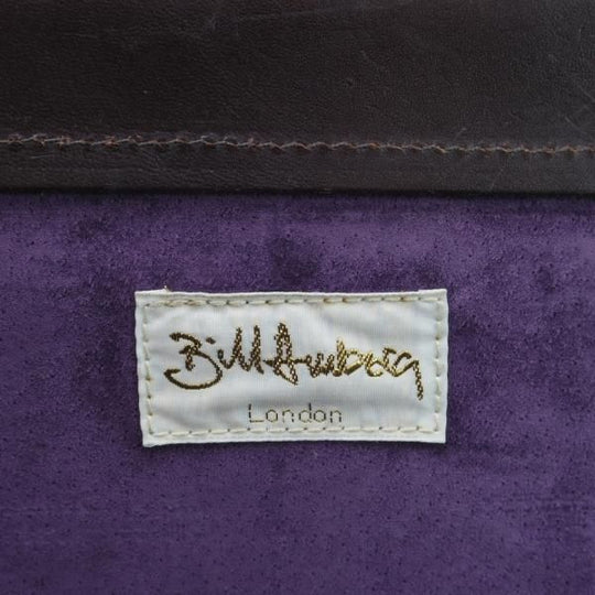 極上★(英)ビルアンバーグ/Bill Amberg【時価25万円以上★ロケットバッグ】メンズ/ビジネス/バッグ/ブリーフケース/濃茶★N5456