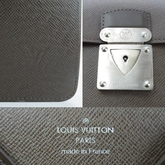 極美品★ルイ・ヴィトン/LOUIS VUITTON【定価25万円程度★タイガ/M31058/グリズリ】レザー/ブリーフケース/メンズ/ビジネス/バッグ★N5458