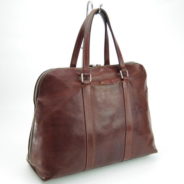 ★(伊)ダニエル&ボブ【★TOMORROWLAND別注/レザー/トートバッグ】メンズ/ビジネス/バッグ/茶/トゥモローランド/Daniel&Bob★N5460