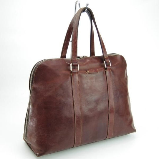 ★(伊)ダニエル&ボブ【★TOMORROWLAND別注/レザー/トートバッグ】メンズ/ビジネス/バッグ/茶/トゥモローランド/Daniel&Bob★N5460