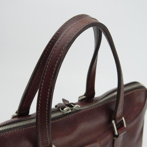 ★(伊)ダニエル&ボブ【★TOMORROWLAND別注/レザー/トートバッグ】メンズ/ビジネス/バッグ/茶/トゥモローランド/Daniel&Bob★N5460