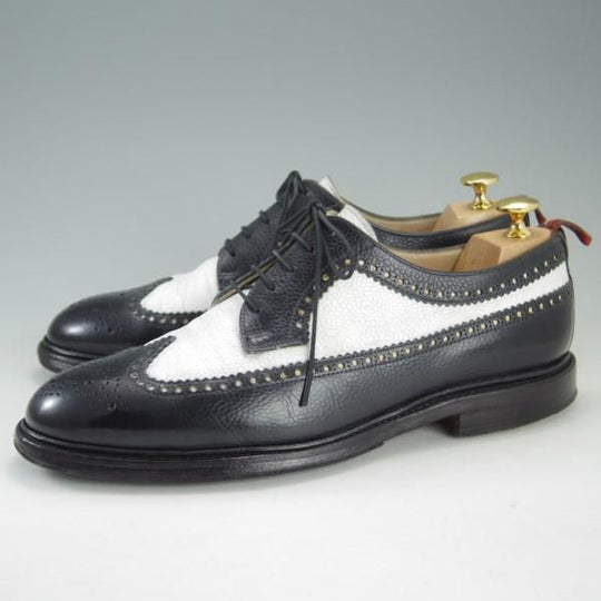 極上★クロケット&ジョーンズ UK8/US8.5D【貴重★ブルックスブラザーズ/ブラックフリース別注】ロングウイング/Crockett&Jones★e260