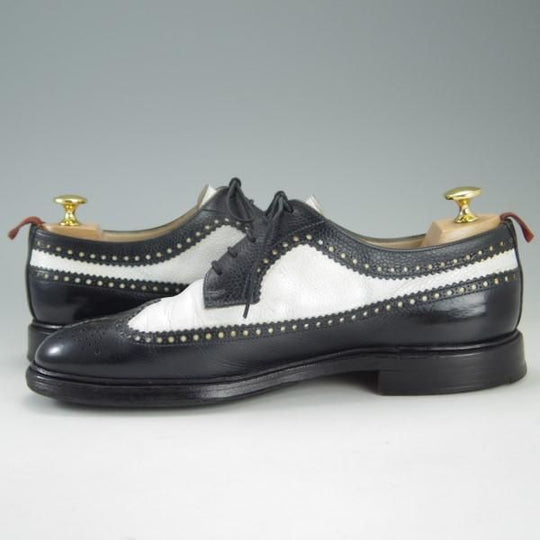 極上★クロケット&ジョーンズ UK8/US8.5D【貴重★ブルックスブラザーズ/ブラックフリース別注】ロングウイング/Crockett&Jones★e260