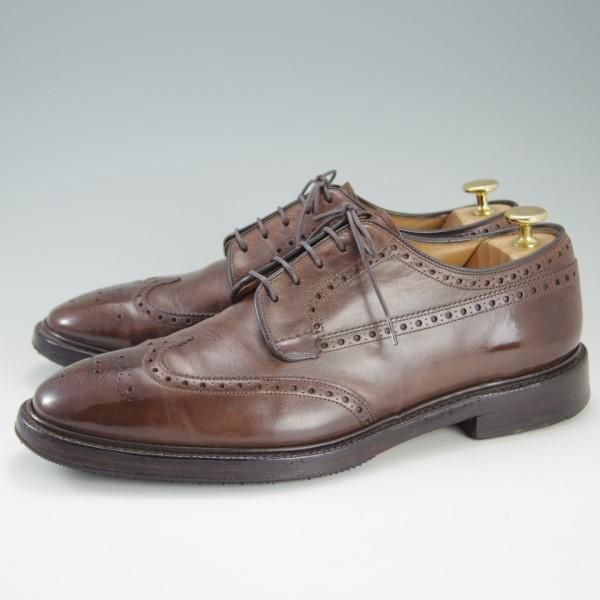 ★チャーチ 80F/UK8【定価￥101,520-★GRAFTON/173ラスト】グラフトン/4都市ロゴ/フルブローグ/カーフ/茶/メンズ/Church's★e261
