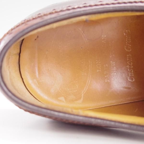 ★チャーチ 80F/UK8【定価￥101,520-★GRAFTON/173ラスト】グラフトン/4都市ロゴ/フルブローグ/カーフ/茶/メンズ/Church's★e261