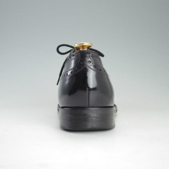 ★チャーチ 80F/UK8【旧チャーチ★73ラスト/3都市ロゴ】セミブローグ/カーフ/黒/メンズ/Church's★e262