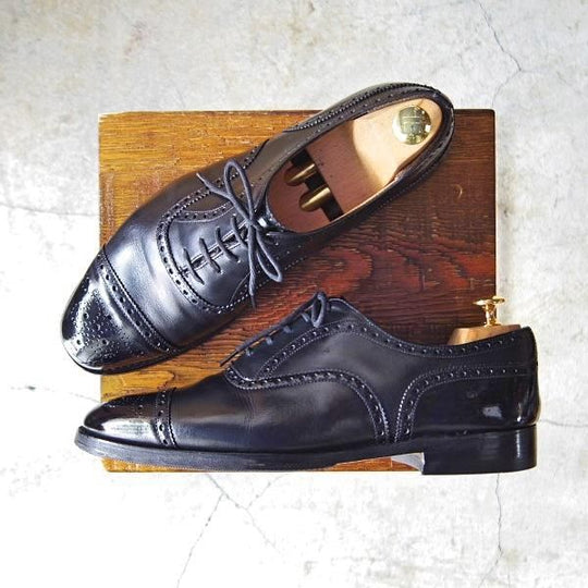 ★チャーチ 75F/UK7.5【定価￥89,640-★ディプロマット/DIPLOMAT】173ラスト/4都市ロゴ/セミブローグ/カーフ/黒/メンズ/Church's★e263