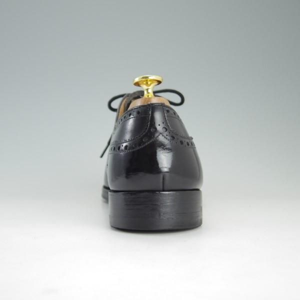 ★チャーチ 75F/UK7.5【定価￥89,640-★ディプロマット/DIPLOMAT】173ラスト/4都市ロゴ/セミブローグ/カーフ/黒/メンズ/Church's★e263