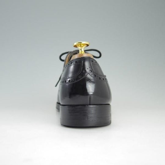 ★チャーチ 75F/UK7.5【定価￥89,640-★ディプロマット/DIPLOMAT】173ラスト/4都市ロゴ/セミブローグ/カーフ/黒/メンズ/Church's★e263