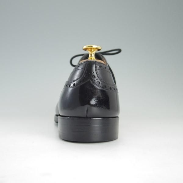 ★チャーチ 75F/UK7.5【定価￥89,640-★ディプロマット/DIPLOMAT】173ラスト/4都市ロゴ/セミブローグ/カーフ/黒/メンズ/Church's★e263