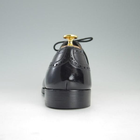 ★チャーチ 75F/UK7.5【定価￥89,640-★ディプロマット/DIPLOMAT】173ラスト/4都市ロゴ/セミブローグ/カーフ/黒/メンズ/Church's★e263