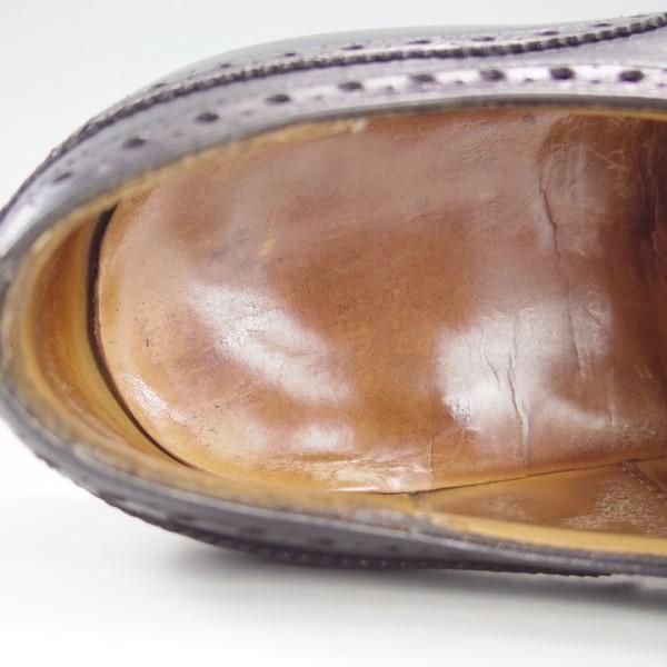 ★チャーチ 75F/UK7.5【定価￥89,640-★ディプロマット/DIPLOMAT】173ラスト/4都市ロゴ/セミブローグ/カーフ/黒/メンズ/Church's★e263