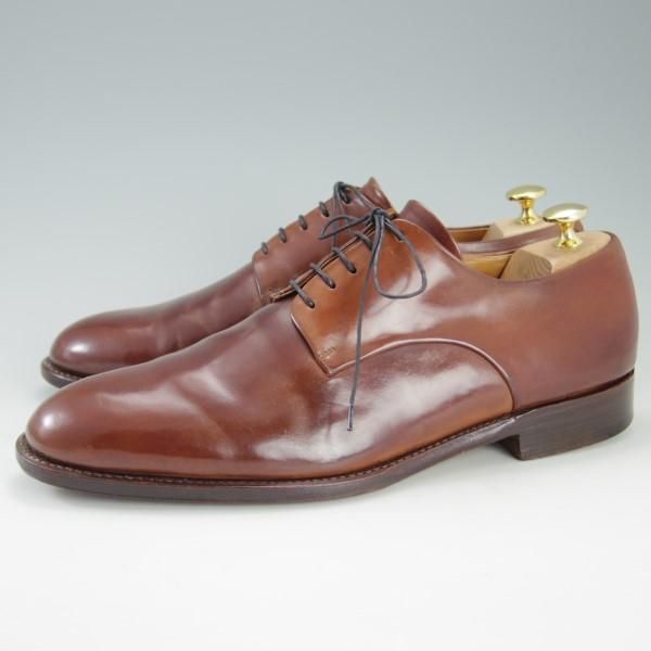 極上★(伊)ジンターラ SIZE 10【貴重★マホガニー系/コードバン/(英)Asprey London別注】アスプレイ/Zintala(Silvano Lattanzi)★e265