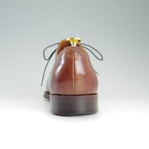 極上★(伊)ジンターラ SIZE 10【貴重★マホガニー系/コードバン/(英)Asprey London別注】アスプレイ/Zintala(Silvano Lattanzi)★e265