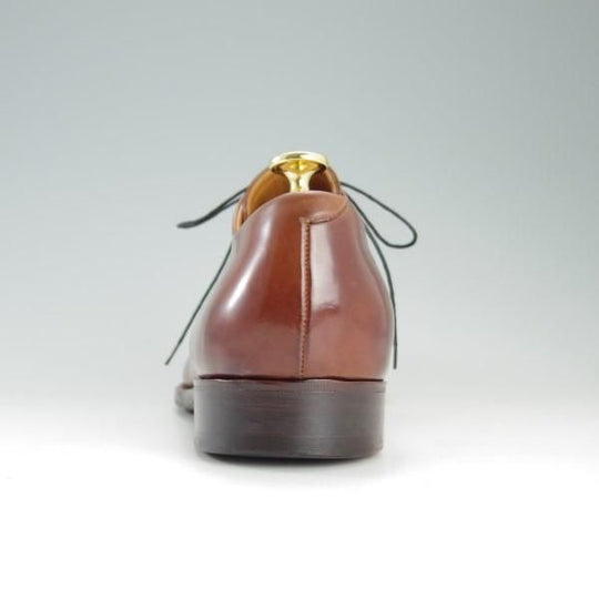 極上★(伊)ジンターラ SIZE 10【貴重★マホガニー系/コードバン/(英)Asprey London別注】アスプレイ/Zintala(Silvano Lattanzi)★e265