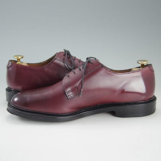 美品★(米)アレンエドモンズ 9D【定番★プレーントゥ/Leeds2.0】ダービー/カーフ/OXBLOOD/赤茶/ALLEN EDMONDS★e266