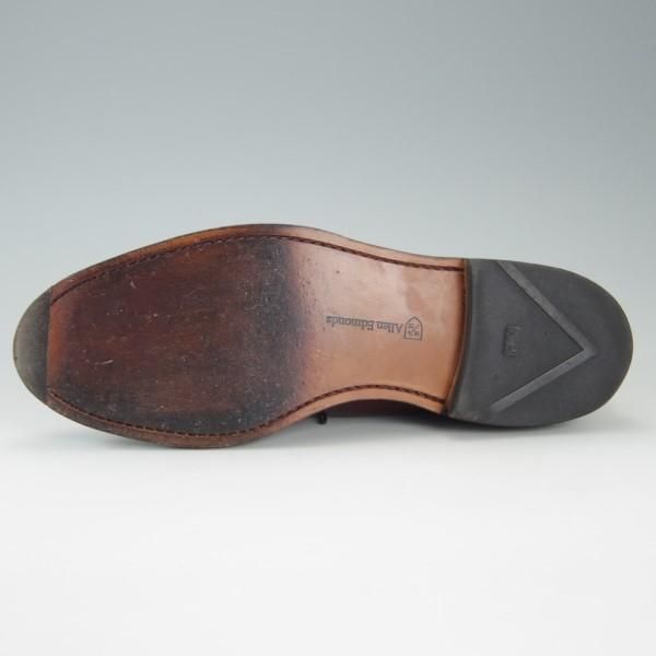 美品★(米)アレンエドモンズ 9D【定番★プレーントゥ/Leeds2.0】ダービー/カーフ/OXBLOOD/赤茶/ALLEN EDMONDS★e266