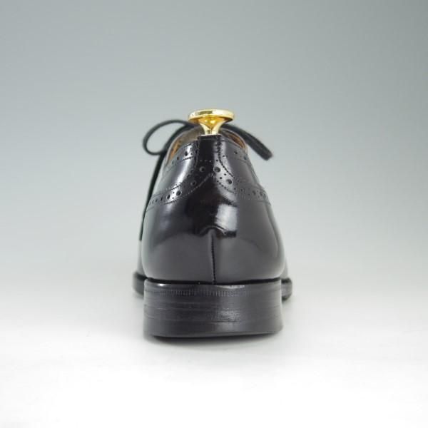 極上★チャーチ 80G/UK8【旧チャーチ★ブックバインダーカーフ/73ラスト】3都市ロゴ/フルブローグ/黒/メンズ/Church's★e269