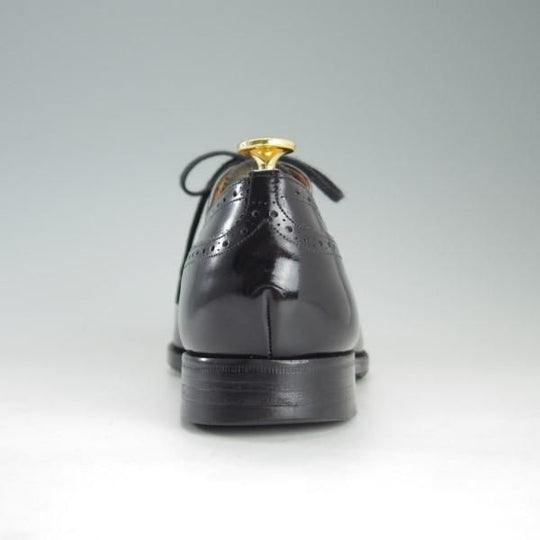 極上★チャーチ 80G/UK8【旧チャーチ★ブックバインダーカーフ/73ラスト】3都市ロゴ/フルブローグ/黒/メンズ/Church's★e269