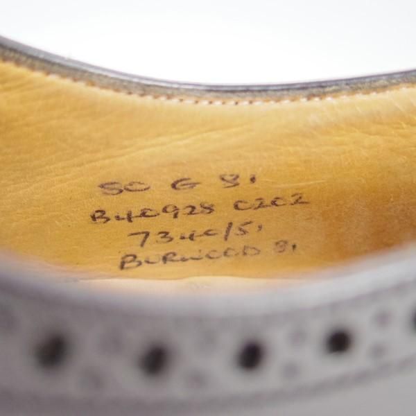 ★チャーチ 80G/UK8【定価￥95,040-★BURWOOD/バーウッド】81ラスト/ポリッシュドバインダーカーフ/黒/メンズ/Church's★e270