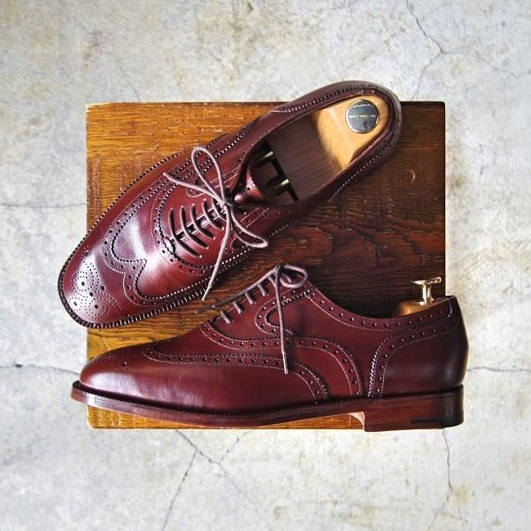 未使用★チャーチ 65F/UK6.5【最上級★マスタークラス/Masterclass】旧チャーチ/35ラスト/BRUNEL/フルブローグ/メンズ/Church's★e271