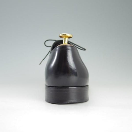 ★(伊)ジンターラ SIZE 7.5【貴重★ホールカット】カーフ/黒/メンズ/ZINTALA/シルバノ・ラッタンジ/Lattanzi★e275