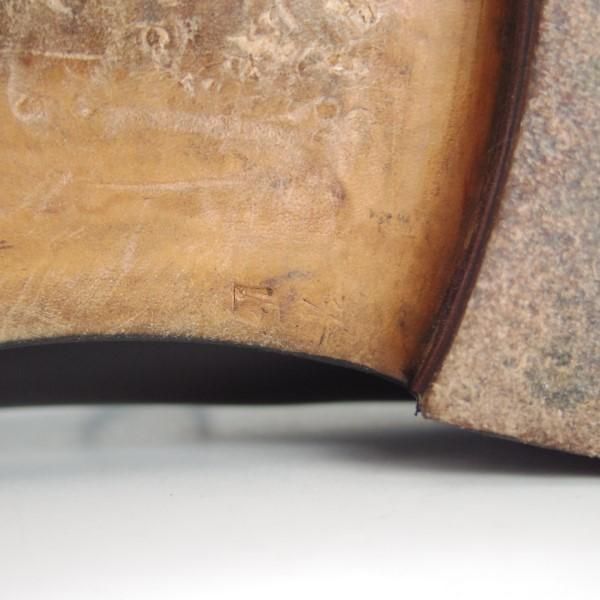 ★(伊)ジンターラ SIZE 7.5【貴重★ホールカット】カーフ/黒/メンズ/ZINTALA/シルバノ・ラッタンジ/Lattanzi★e275