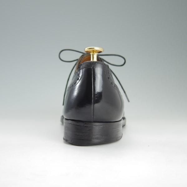 極上★クロケット&ジョーンズ 8E【貴重★(英)ニュー&リングウッド別注/New&Lingwood】フルブローグ/黒/メンズ/Crockett&Jones★e276