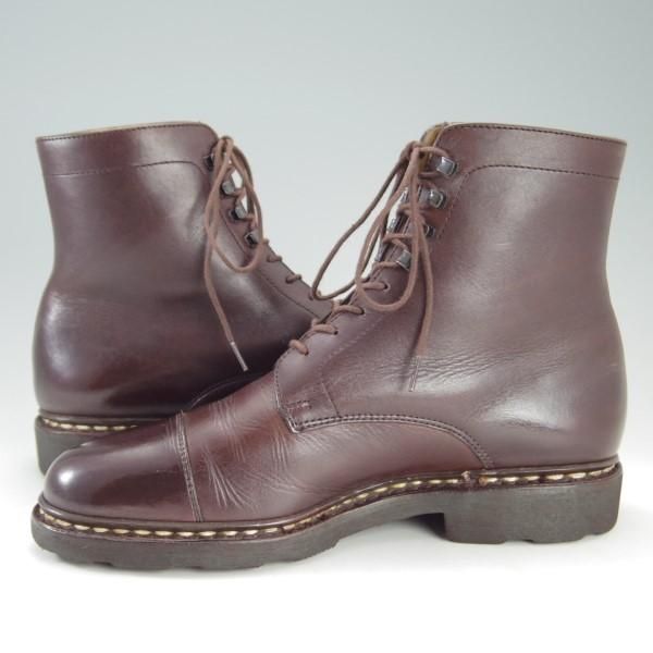 美品★パラブーツ SIZE 5【定価￥77,760-★ストレートチップ/ブーツ/NEUILLY】リスレザー/カフェ/CAFE/濃茶/メンズ/Paraboot★e278