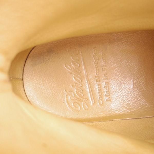 美品★パラブーツ SIZE 5【定価￥77,760-★ストレートチップ/ブーツ/NEUILLY】リスレザー/カフェ/CAFE/濃茶/メンズ/Paraboot★e278