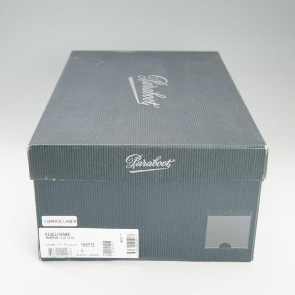 美品★パラブーツ SIZE 5【定価￥77,760-★ストレートチップ/ブーツ/NEUILLY】リスレザー/カフェ/CAFE/濃茶/メンズ/Paraboot★e278