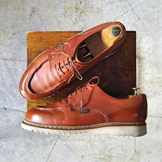 ★パラブーツ SIZE 8【モデル定価￥70,200-★シャンボード/CHAMBORD】SPORTソール/Uチップ/カーフ/茶/メンズ/Paraboot★e279