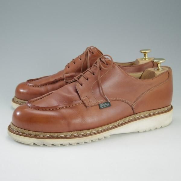 ★パラブーツ SIZE 8【モデル定価￥70,200-★シャンボード/CHAMBORD】SPORTソール/Uチップ/カーフ/茶/メンズ/Paraboot★e279