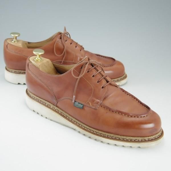 ★パラブーツ SIZE 8【モデル定価￥70,200-★シャンボード/CHAMBORD】SPORTソール/Uチップ/カーフ/茶/メンズ/Paraboot★e279