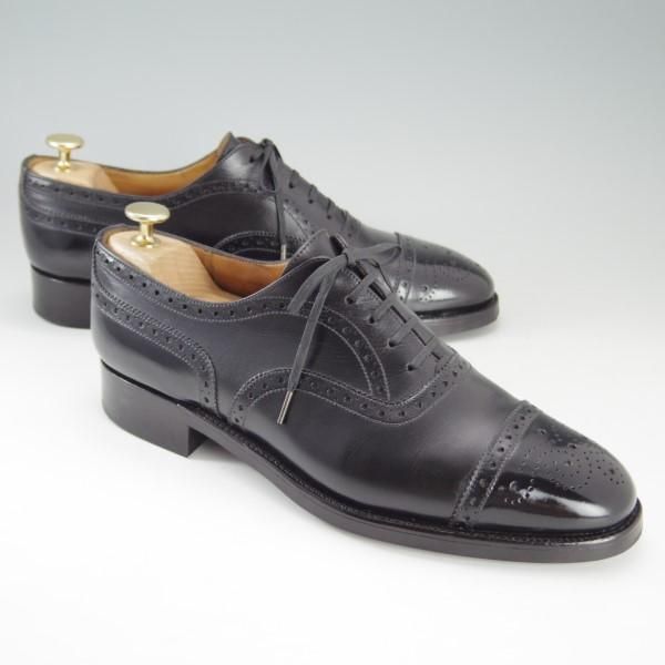 激レア★極美品★JM WESTON 310 セミブローグ　ブラック　UK8D 激レア☆極美品☆JM WESTON 310 セミブローグ ブラック UK8D